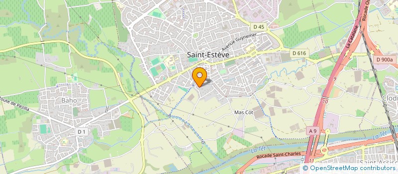 localisation de l'entreprise SCI FAMILY LMJ  SAINT-ESTEVE