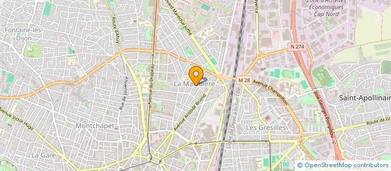 localisation de l'entreprise SCI FAMILY LS à DIJON