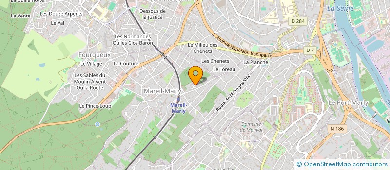 localisation de l'entreprise SCI FAMILY MARTINET à MAREIL-MARLY