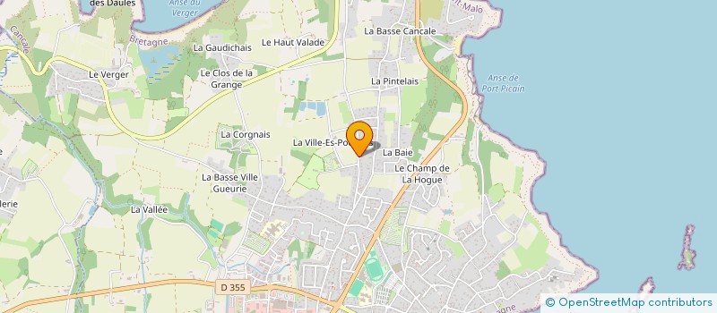 localisation de l'entreprise SCI FAMILY PEARD  CANCALE