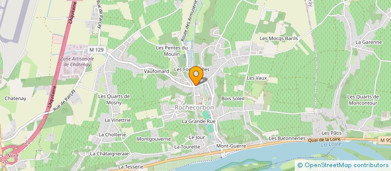 localisation de l'entreprise SCI FAMILY ROUSSEAU à ROCHECORBON