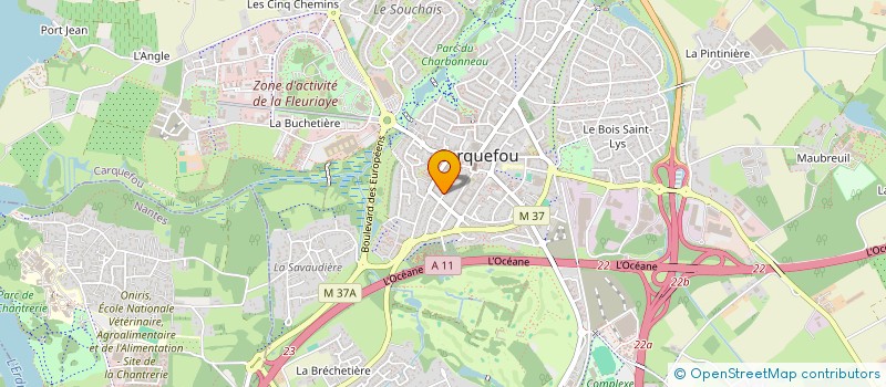 localisation de l'entreprise SCI FAMILY'S  CARQUEFOU