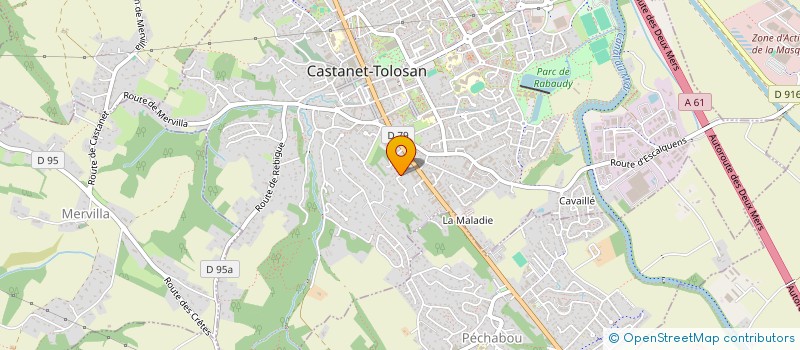 localisation de l'entreprise SCI FAMILY TEAM 64 à CASTANET-TOLOSAN