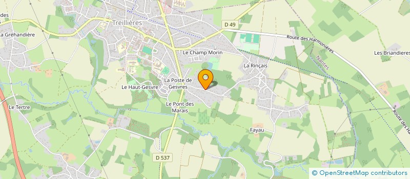 localisation de l'entreprise SCI FAMILY VILLATTE INVEST  TREILLIERES