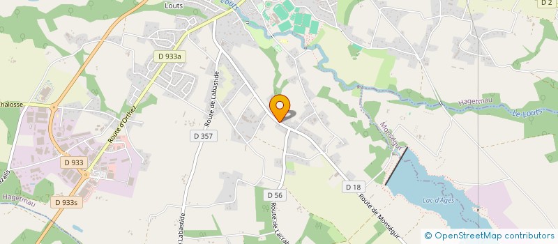 localisation de l'entreprise SCI FAMISA  HAGETMAU