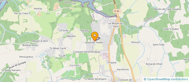 localisation de l'entreprise SCI FAMISUN  PLEUVEN