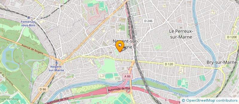 localisation de l'entreprise SCI FAMIVA  NOGENT-SUR-MARNE