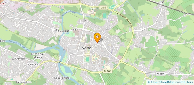 localisation de l'entreprise SCI FAMIVAN  VERTOU