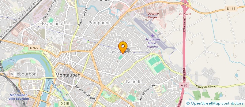 localisation de l'entreprise SCI FAMLAG  MONTAUBAN