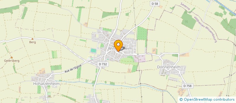 localisation de l'entreprise SCI FAMM  WINGERSHEIM LES QUATRE BANS