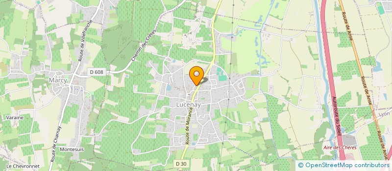 localisation de l'entreprise SCI FAMME  LUCENAY