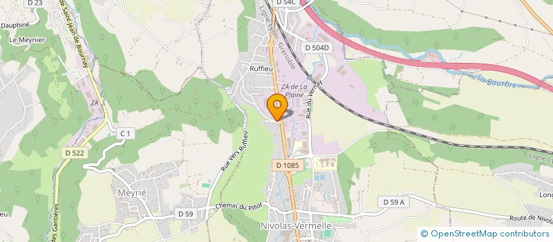 localisation de l'entreprise SCI FAMMIS  NIVOLAS-VERMELLE