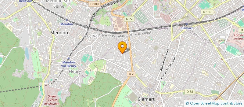 localisation de l'entreprise SCI FAMO  CLAMART