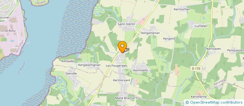 localisation de l'entreprise SCI FAMO à KERVIGNAC