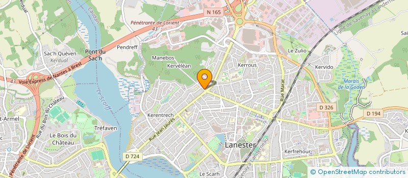 localisation de l'entreprise SCI FAMO  LANESTER