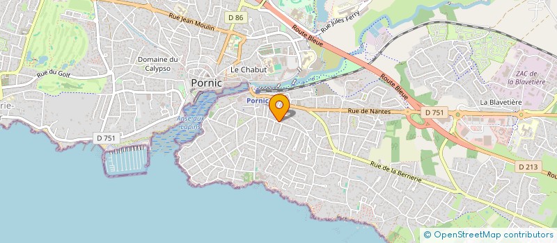 localisation de l'entreprise SCI FAMOJ  PORNIC