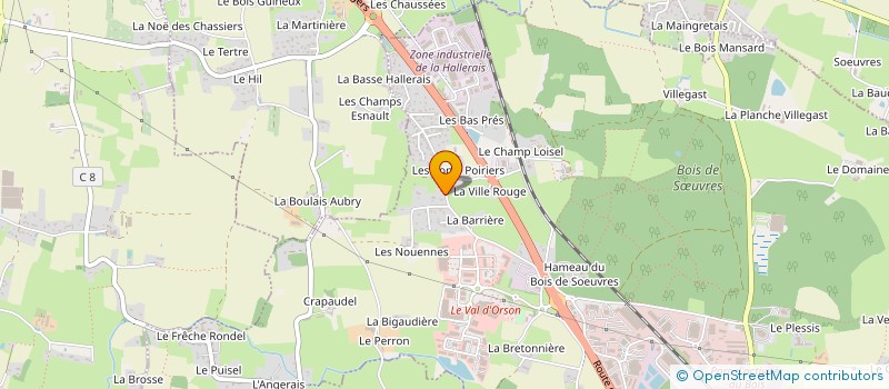 localisation de l'entreprise SCI FAMOLONNE  VERN-SUR-SEICHE