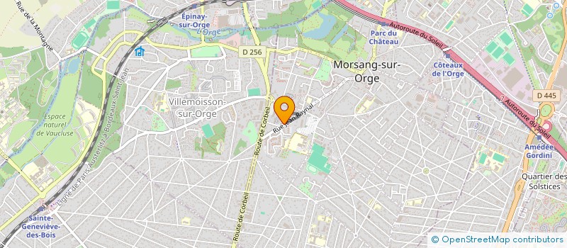 localisation de l'entreprise SCI FAMOR à MORSANG-SUR-ORGE