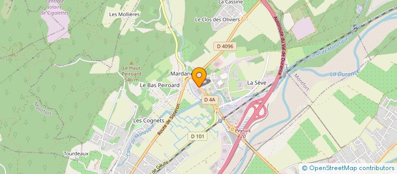 localisation de l'entreprise SCI FAMOS  PEYRUIS