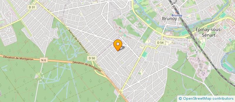 localisation de l'entreprise SCI FAMY  BRUNOY