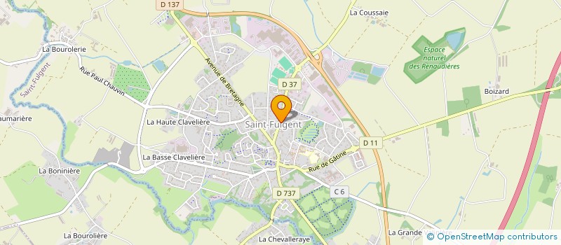 localisation de l'entreprise SCI FAMY GROUP  SAINT-FULGENT