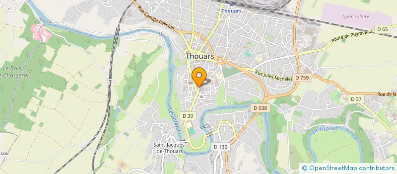 localisation de l'entreprise SCI FAMYCLIS à THOUARS