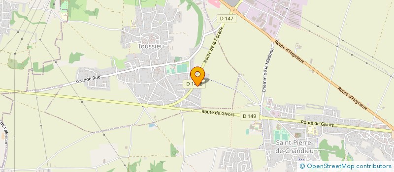 localisation de l'entreprise SCI FAN  TOUSSIEU