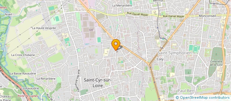 localisation de l'entreprise SCI FAN MAREUIL  SAINT-CYR-SUR-LOIRE