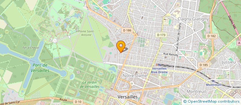 localisation de l'entreprise SCI FAN-ZYMLA à VERSAILLES
