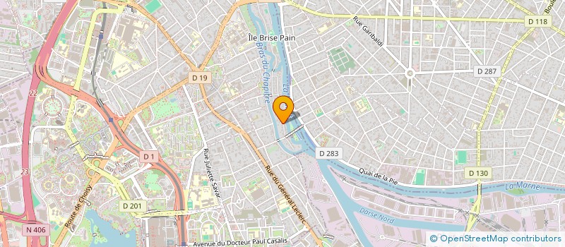 localisation de l'entreprise SCI FANAC EPSIM à CRETEIL
