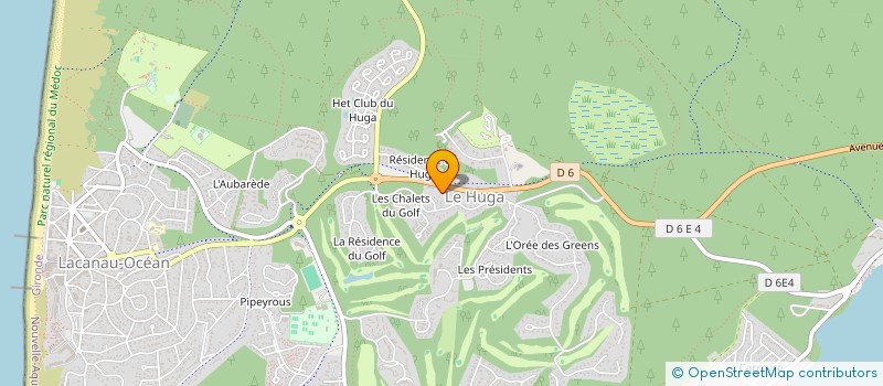 localisation de l'entreprise SCI FANANAS à LACANAU