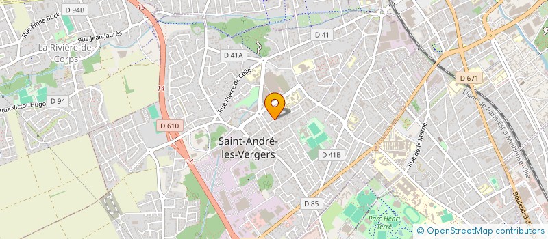 localisation de l'entreprise SCI FANASOUKA  SAINT-ANDRE-LES-VERGERS