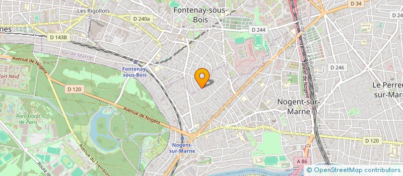 localisation de l'entreprise SCI FANBAY à NOGENT-SUR-MARNE