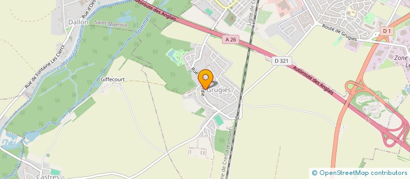 localisation de l'entreprise SCI FANCHON  SAINT-QUENTIN