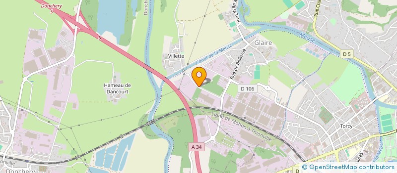 localisation de l'entreprise SCI FANDY  GLAIRE