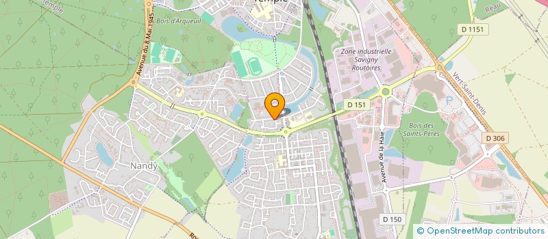 localisation de l'entreprise SCI FANELA  VERT-SAINT-DENIS