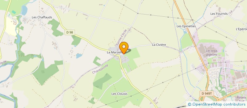 localisation de l'entreprise SCI FANEMI  CHANTONNAY