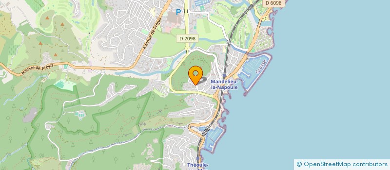 localisation de l'entreprise SCI FANFARIGOULE  MANDELIEU LA NAPOULE