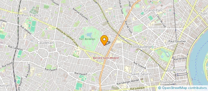 localisation de l'entreprise SCI FANFOUINE  BORDEAUX