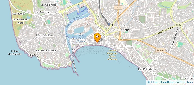 localisation de l'entreprise SCI FANG à LES SABLES D'OLONNE