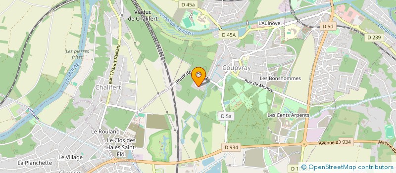 localisation de l'entreprise SCI FANGO  COUPVRAY