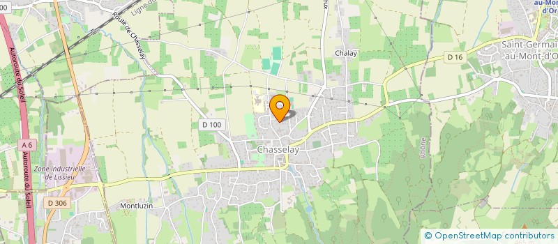 localisation de l'entreprise SCI FANGU  CHASSELAY