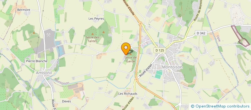 localisation de l'entreprise SCI FANI  MONTOISON