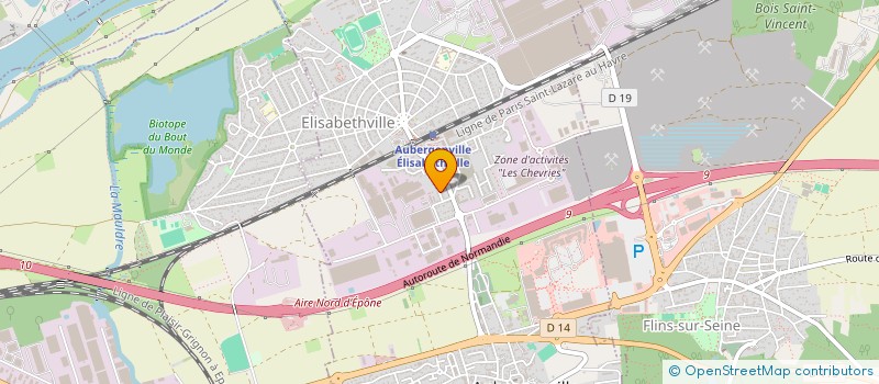 localisation de l'entreprise SCI FANI  AUBERGENVILLE