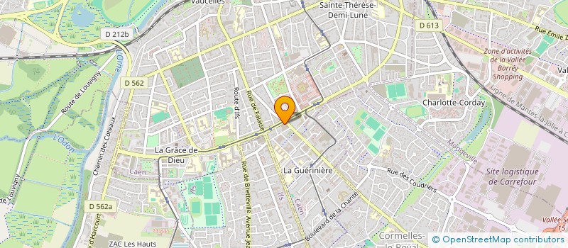 localisation de l'entreprise SCI FANIFRA  CAEN