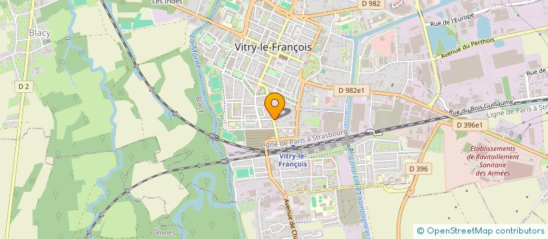 localisation de l'entreprise SCI FANION à VITRY-LE-FRANCOIS