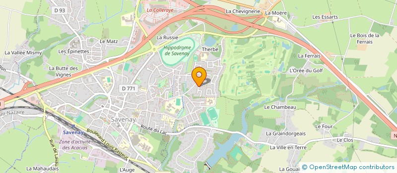 localisation de l'entreprise SCI FANNALEX  SAVENAY