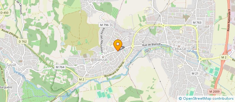 localisation de l'entreprise SCI FANNY  BLANZAT