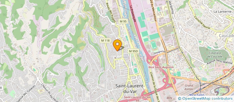 localisation de l'entreprise SCI FANNY à SAINT-LAURENT-DU-VAR