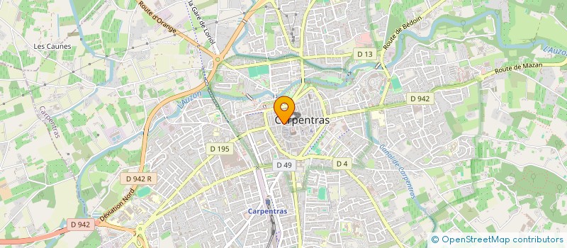 localisation de l'entreprise SCI FANNY  CARPENTRAS